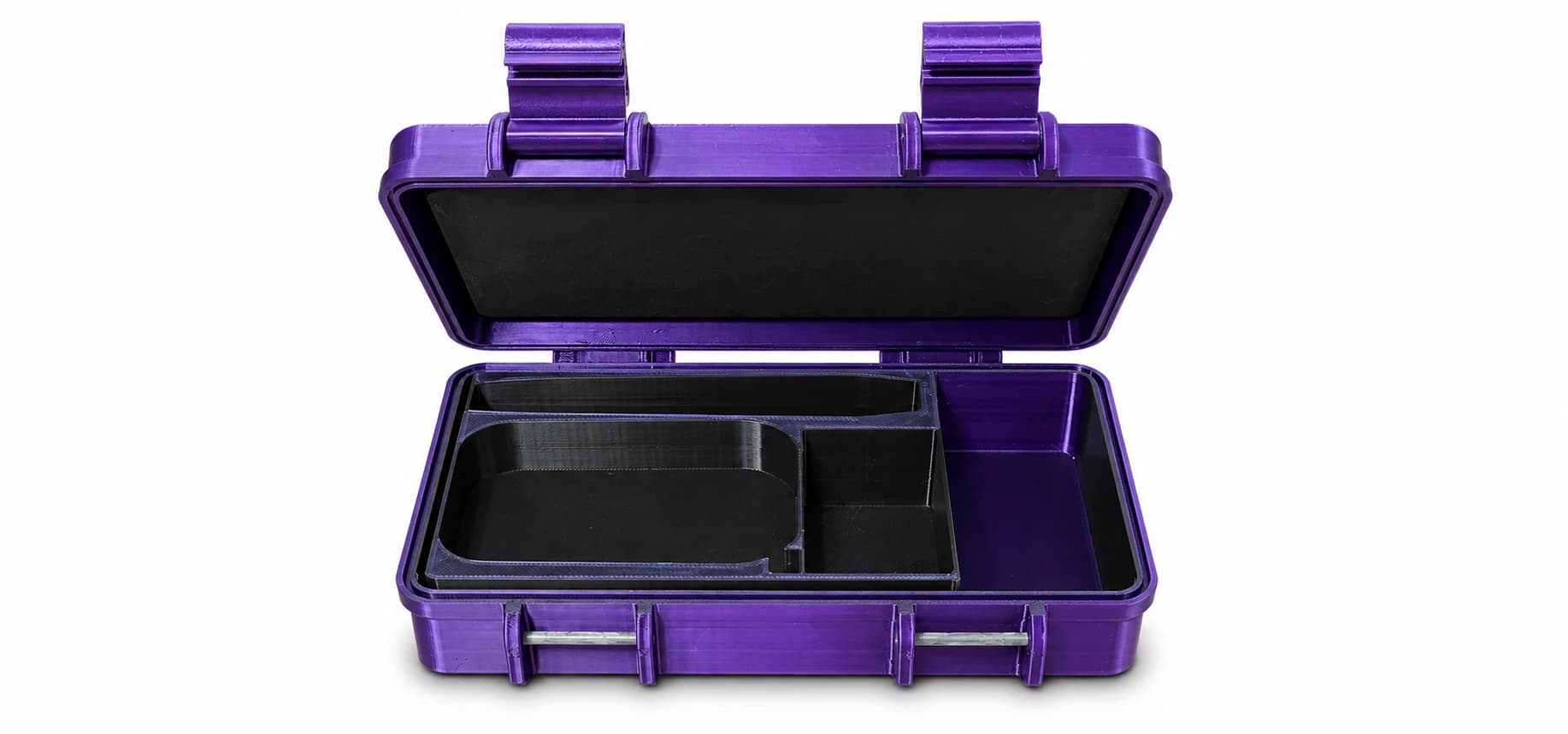 Estuche con compartimentos